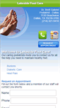 Mobile Screenshot of lakesidefootcare.net